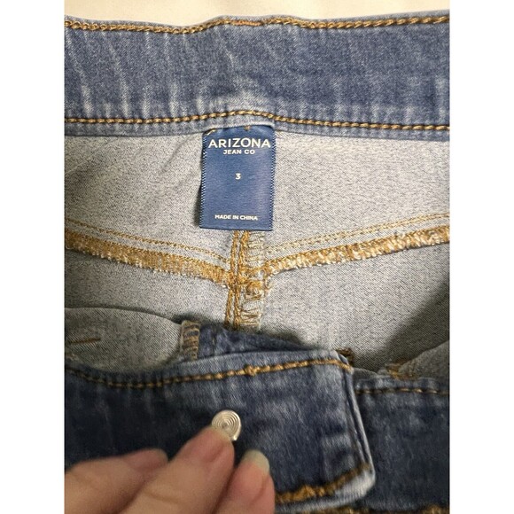0111 Arizona Skinny Leg Jeans Size 3 Medium Wash Stretch Blue Denim 25x31 - Picture 7 of 8